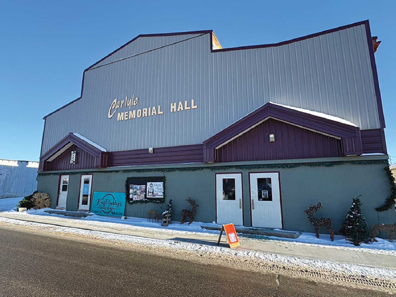 The Carlyle Memorial Hall is a place were many functions have been held and will be held in the future after some key improvements were made recently.